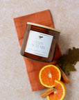 Cozy Autumn 3 Wick Beeswax Candle