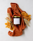 Cozy Autumn Beeswax Candle