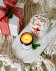 Peppermint Stick Beeswax Candle