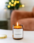 Gingerbread Beeswax Candle