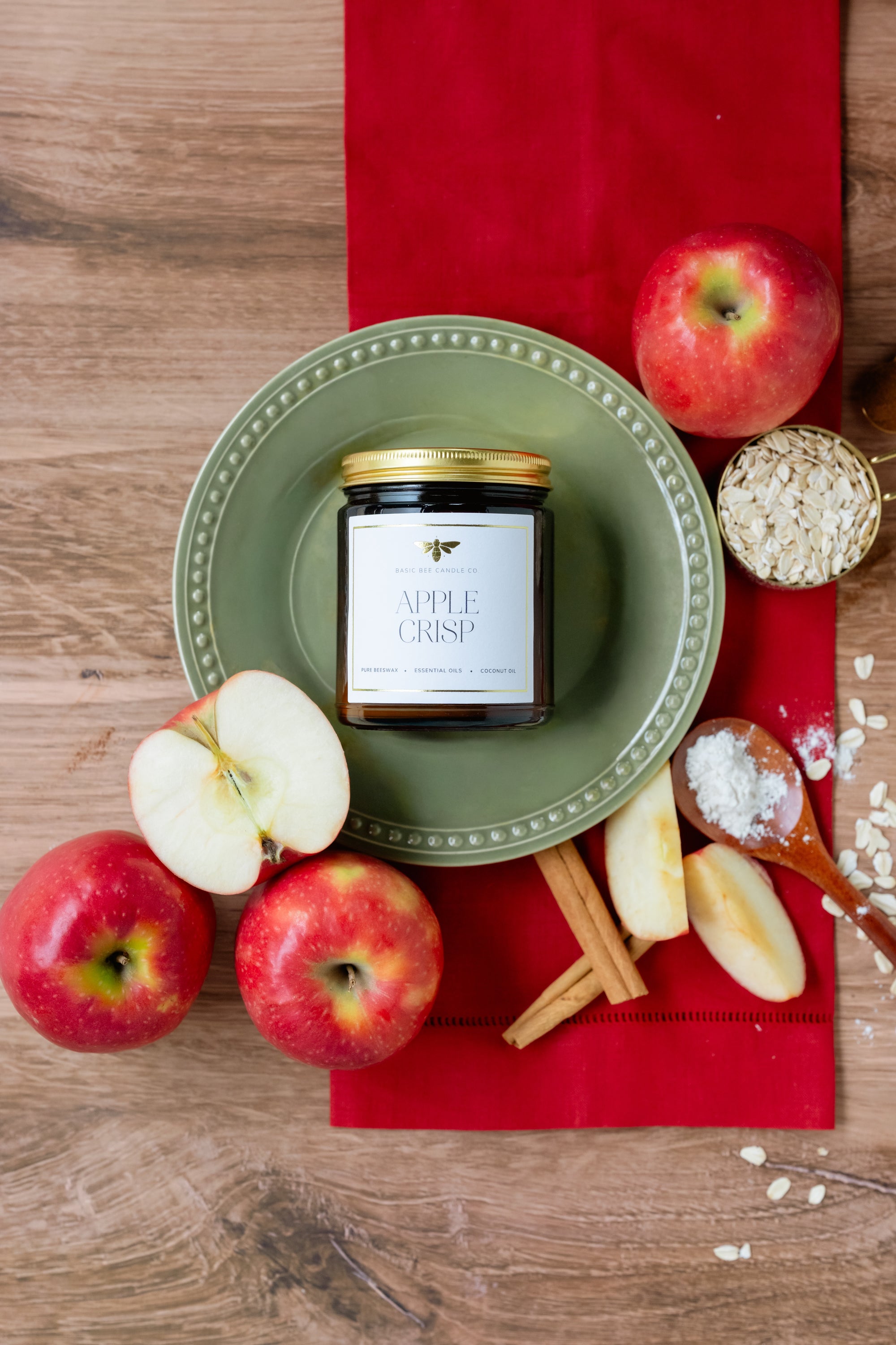 Apple Crisp Beeswax Candle
