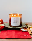Apple Crisp 3 Wick Beeswax Candle