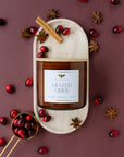 Mulled Cider 3 Wick Beeswax Candle