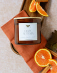 Cozy Autumn 3 Wick Beeswax Candle