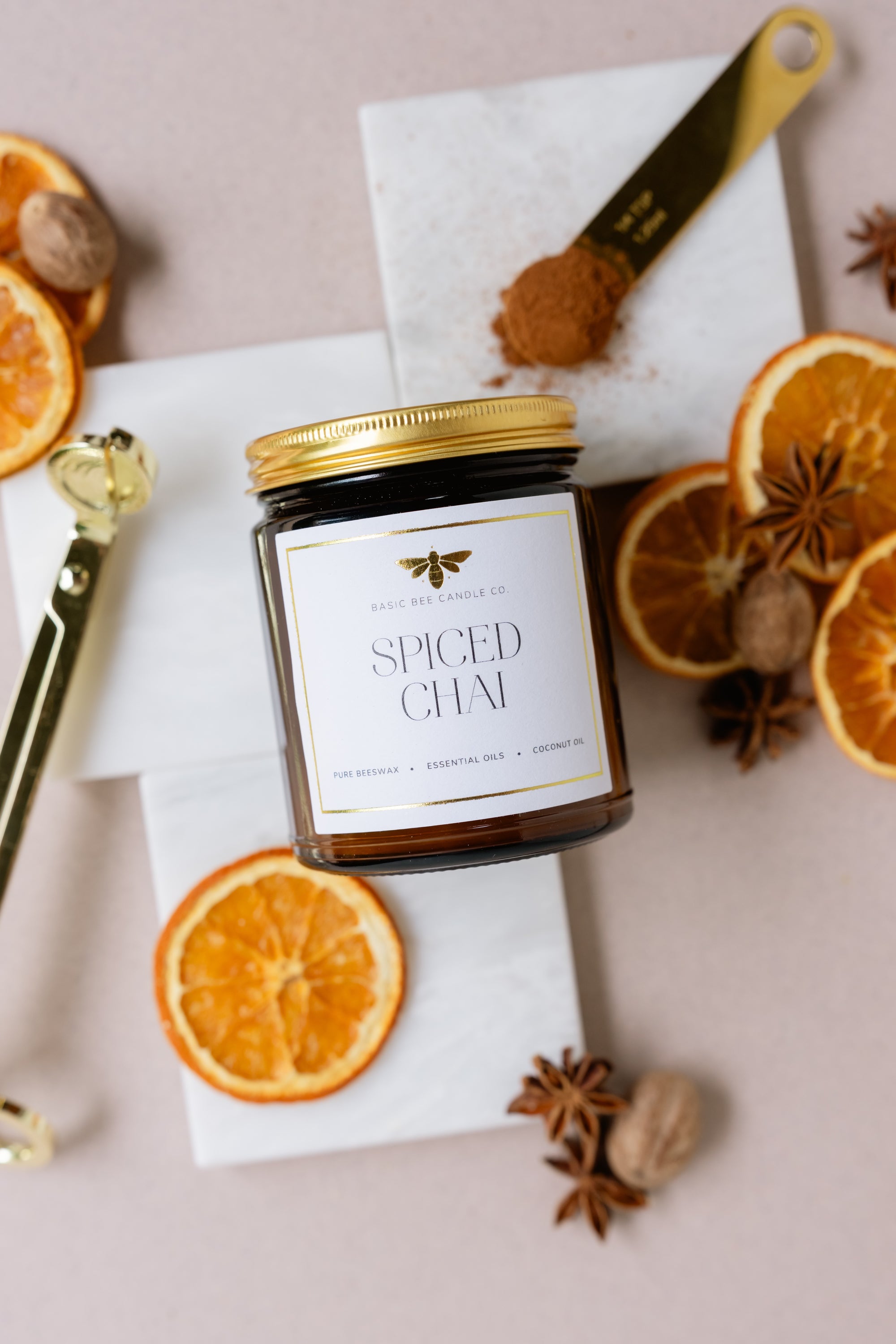 Spiced Chai Beeswax Candle