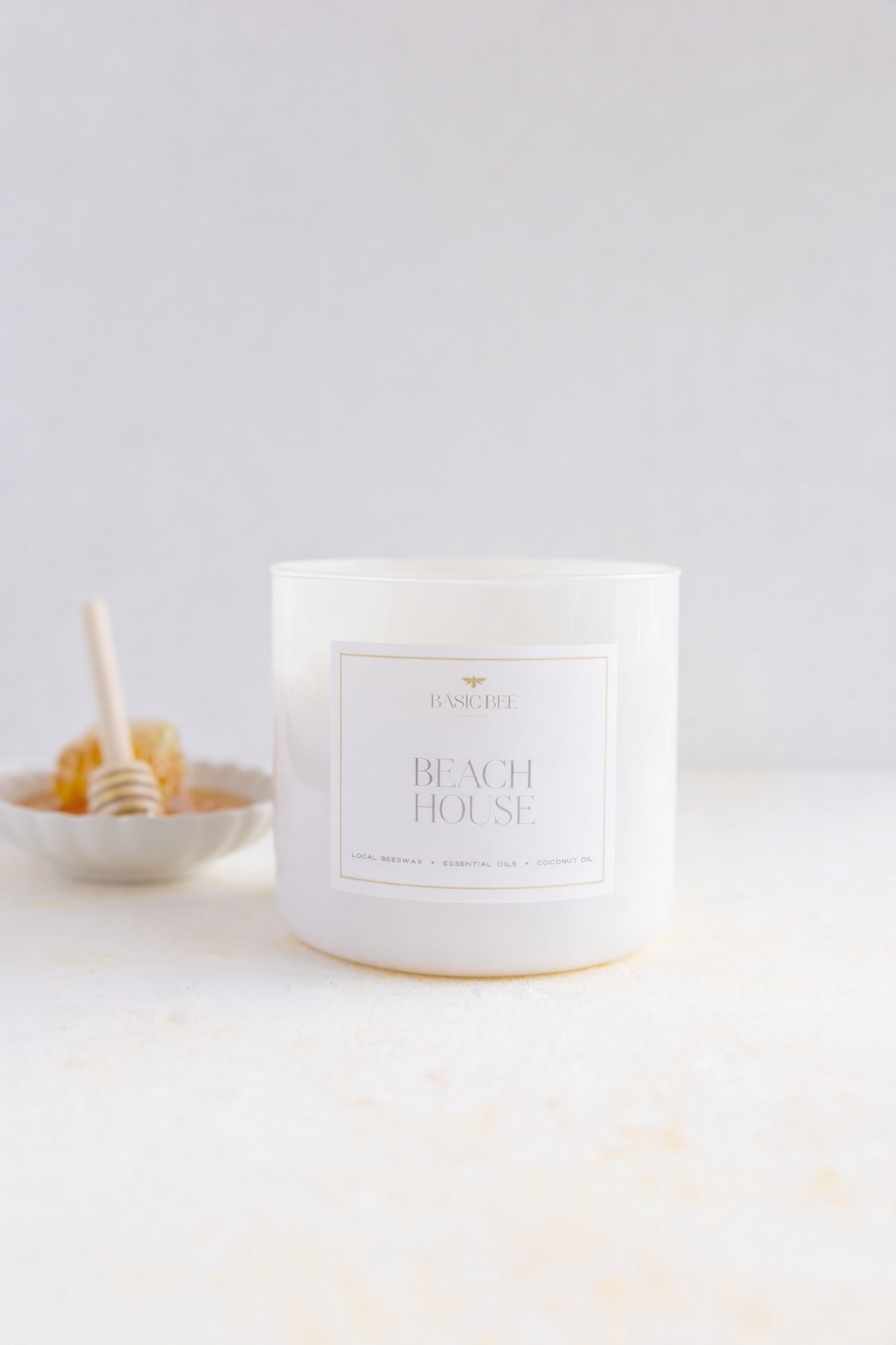 Beach House 3 Wick Beeswax Candles